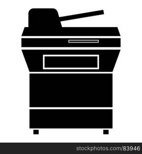Multifunction printer or automatic copier icon .