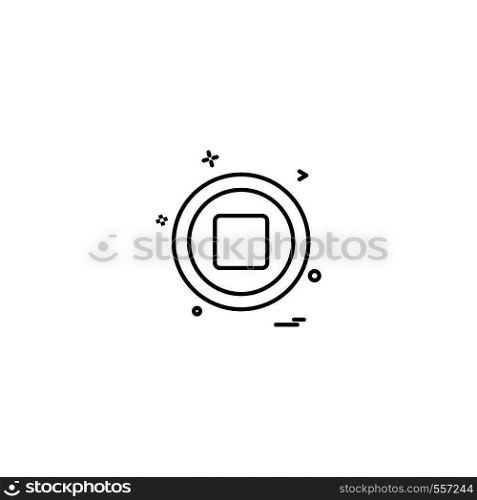 Multimedia buttons icon design vector