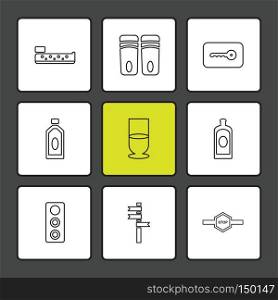 multimedia , camera , user interface  , technology , summer , drink ,  food , board , drinks , tv , bottle , telephone , internet , zoom in , zoom out , icon, vector, design,  flat,  collection, style, creative,  icons