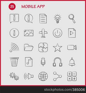 Multimedia Hand Drawn Icons Set For Infographics, Mobile UX/UI Kit And Print Design. Include: Film, Movie, Roll, Camera Roll, Downloading, Download, Internet, Eps 10 - Vector