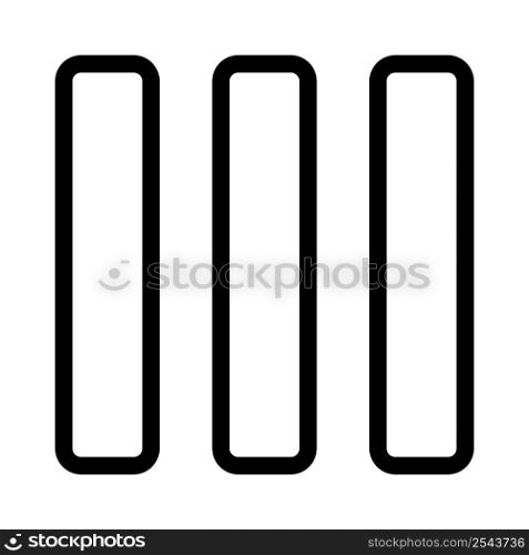 Multiple column bar layout - vertical strip section
