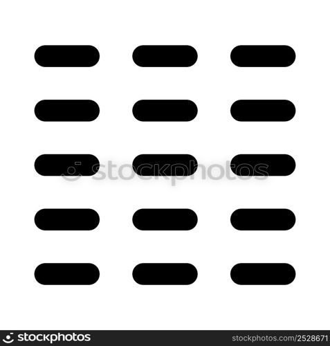 Multiple column table spread-sheet template lines format