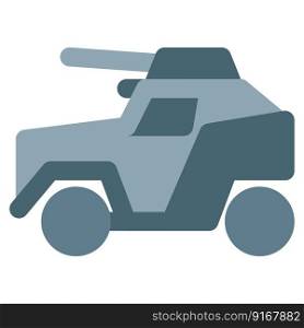 Multipurpose armored vehicle for transportation.