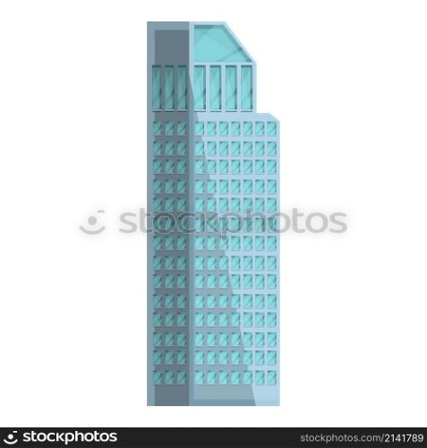 Multistory terrace icon cartoon vector. Office apartment. City house. Multistory terrace icon cartoon vector. Office apartment