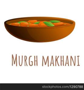 Murgh makhani icon. Cartoon of murgh makhani vector icon for web design isolated on white background. Murgh makhani icon, cartoon style