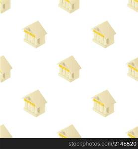 Museum building pattern seamless background texture repeat wallpaper geometric vector. Museum building pattern seamless vector