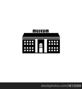 Museum icon vector design illustration logo template