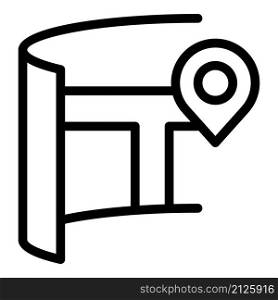 Museum virtual tour icon outline vector. Vr camera. Angle video. Museum virtual tour icon outline vector. Vr camera