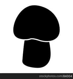 Mushroom - champignon black icon .