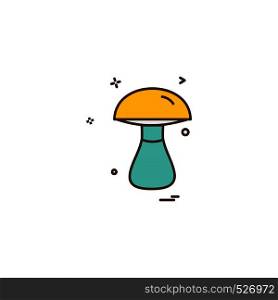 Mushroom icon design vector