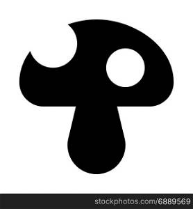 mushroom, icon on isolated background