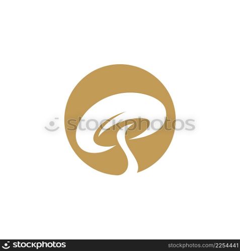 Mushroom logo icon vector design template