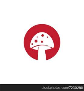 Mushroom logo icon vector template