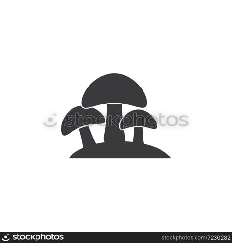 Mushroom logo icon vector template