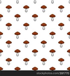 Mushroom pattern. Cartoon illustration of mushroom vector pattern for web. Mushroom pattern, cartoon style
