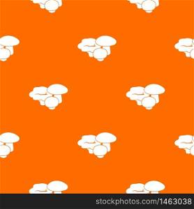 Mushrooms pattern vector orange for any web design best. Mushrooms pattern vector orange
