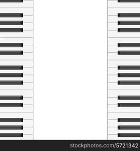 music background with piano keys. vector illustration.