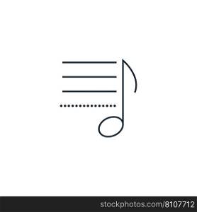 Music creative icon from icons collection Vector Image