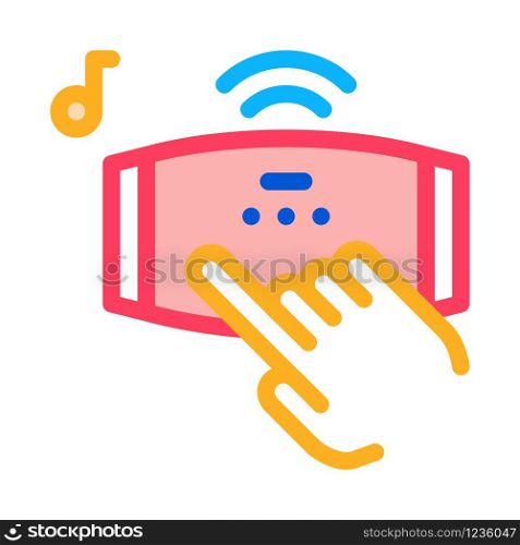 Music Device Icon Vector. Outline Music Device Sign. Isolated Contour Symbol Illustration. Music Device Icon Vector Outline Illustration