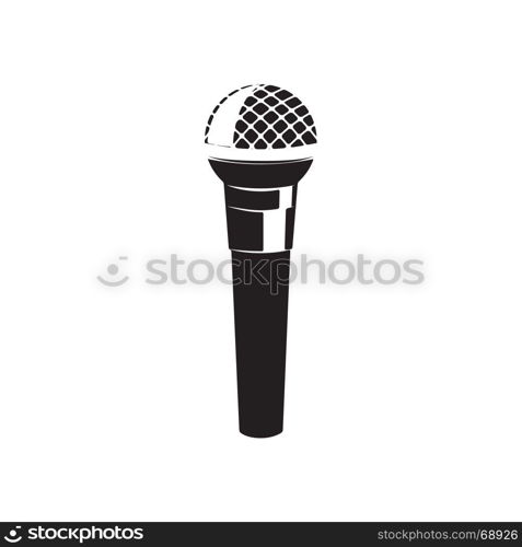 Music emblem on white background. Vector illustration