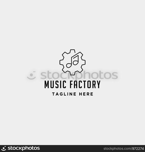 music gear logo design studio headphone microphone cassete vector monoline. music gear logo design studio headphone microphone cassete vector monoline icon