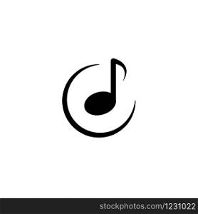 Music icon design template. Vector illustration