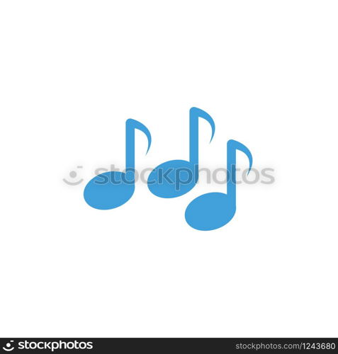 Music icon design vector template