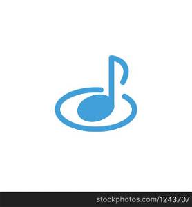 Music icon design vector template