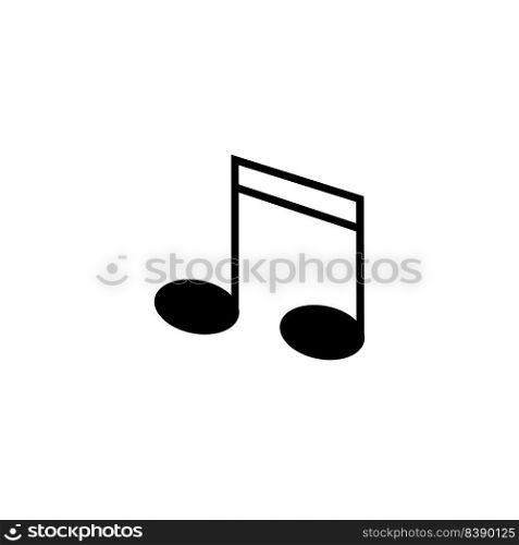 music icon design vector templates white on background