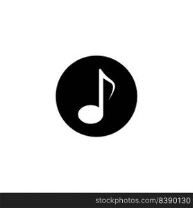 music icon design vector templates white on background