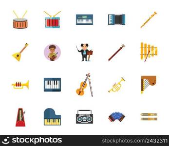 Music icon set. Can be used for topics like entertainment, musical instrument, classical music, performance