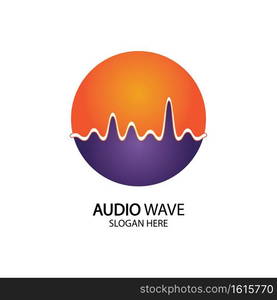 Music Logo concept sound wave, Audio Technology, Abstract Shape