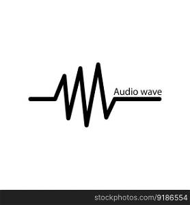 Music Logo concept sound wave, Audio Technology, Abstract Shape