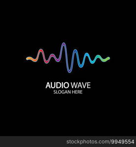 Music Logo concept sound wave, Audio Technology, Abstract Shape