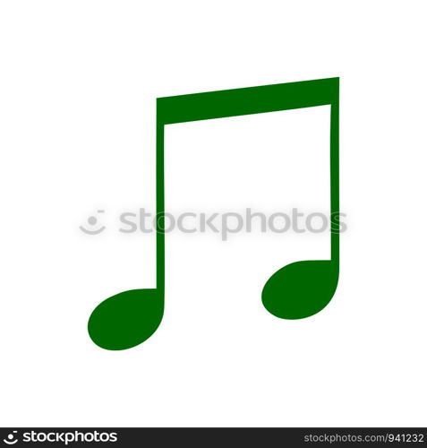 Music note and background
