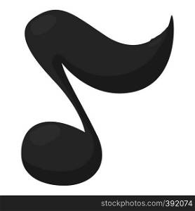Music note icon. Cartoon illustration of music note vector icon for web. Music note icon, cartoon style