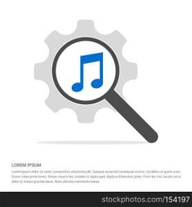 Music note icon - Free vector icon