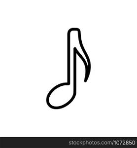 music note icon vector design template
