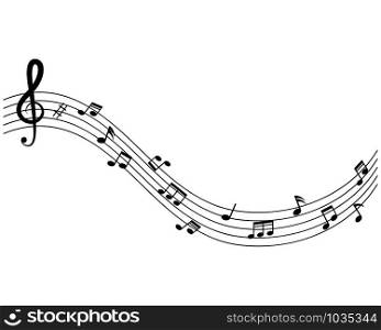 Music note Icon Vector illustration