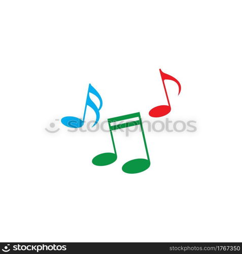 Music note Icon Vector illustration design