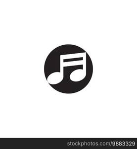 Music note Icon Vector illustration design