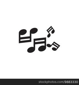 Music note Icon Vector illustration design