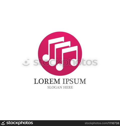 Music note Icon Vector illustration EPS10