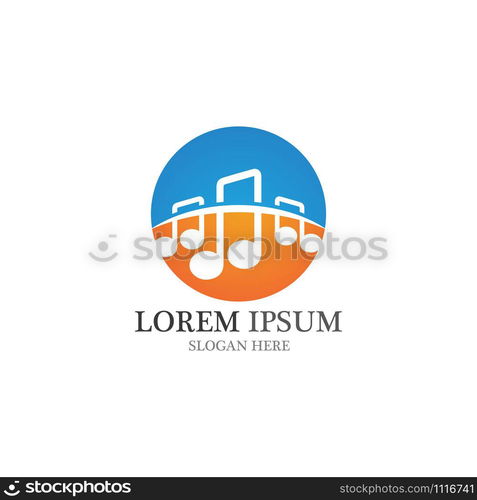 Music note Icon Vector illustration EPS10