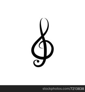 Music note icon Vector template