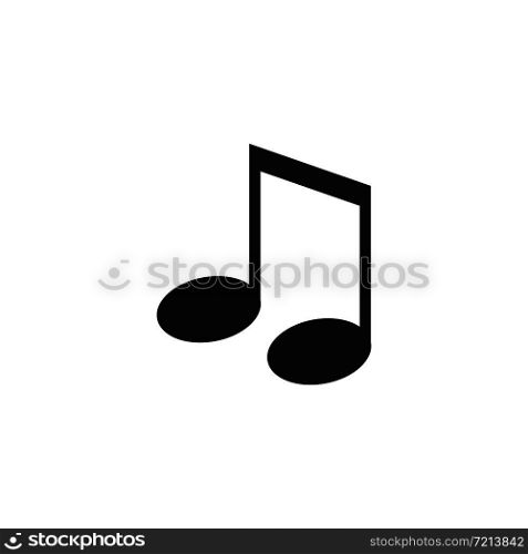 Music note icon Vector template