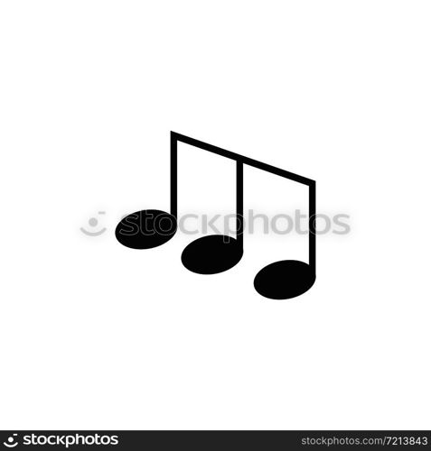 Music note icon Vector template