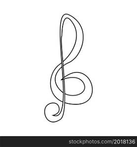Music Note Line Style