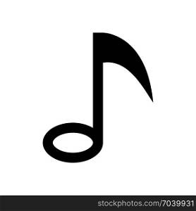 Music note - Notation, icon on isolated background
