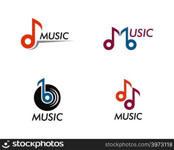 Music note vector icon